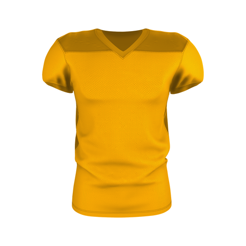 Badger Sport Adult Elusive Football Jersey, Sizes 2XL-4XL (A00173-057408), Color 'Gold/Gold'